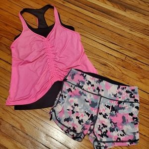 VXS Victoria's Sport tank and shorts set
